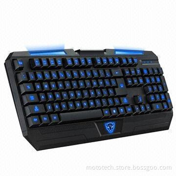 Wired Professional Backlit LED Gaming Keyboard, Various Colors are Available